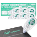 6-Pack Scrapbook Glue Tape Runner, 49.52ft No Residue Double-Sided | 0.24 inch by Unknown