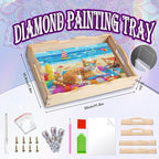 EWJRNSF Diamond Art Kits for Adults Wooden Serving Trays - Image 2