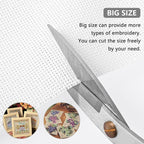 Cross Stitch Aida Fabric 16 Count, 59 by 39 Inch Large Size, Classic Reserve - Image 5