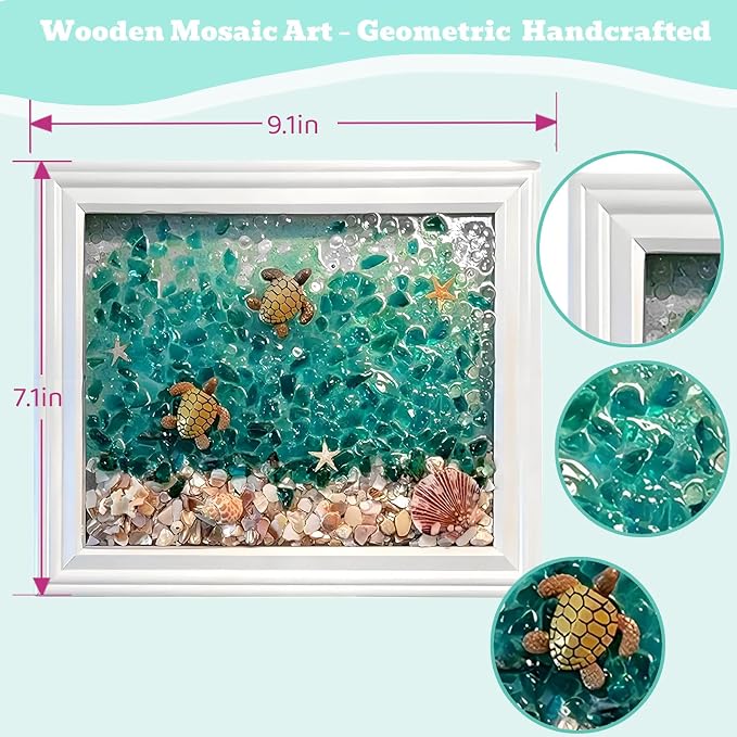 Mosaic Kit for Adults Ocean Inspired Sea Art - Image 5