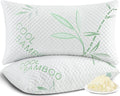 Shredded Memory Foam Pillows, Cooling Pillows Queen Size Set of 2 Adjustable by Unknown