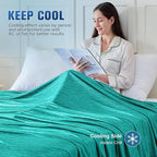 KMUSET Cooling Blanket Full Size（80"x90", Double Sided Summer Cooling Blankets - Image 5