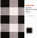 Hobby Lobby Sawyer Buffalo Check Duck Cloth Fabric, 1 Yard | Precut Fabric - Image 2