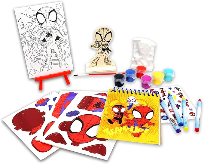 Tara Toys Spidey 5 in 1 Creativity Tub | Includes plaster figure, and paint. - Image 5