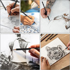 Brusarth Charcoal Pencils for Drawing, Professional Drawing Sketch Pencils - Image 9