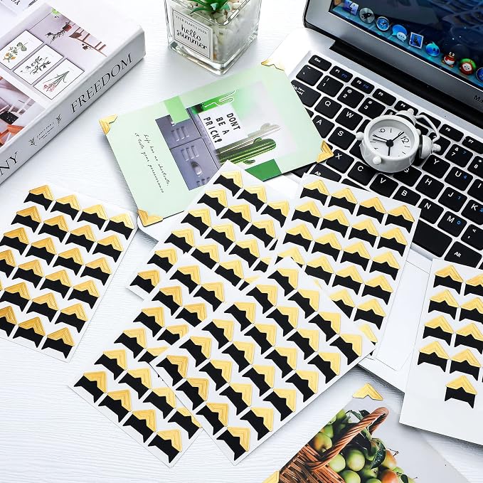 Pajean 720 Pieces Photo Corners Self Adhesive Photo Corners - Image 6