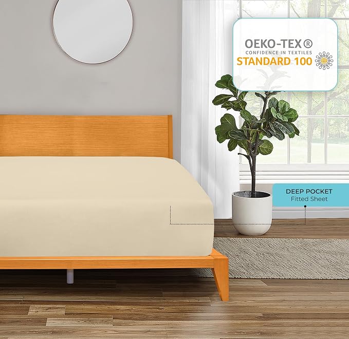 Royale Linens Fitted Sheet Full - Image 7
