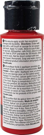 Deco Art GLASS PAINT 2OZ RED, us:one size - Image 2