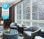 Bloss Privacy Window Film, 3D Diamond Decorative Windows Cling Stained Glass - Image 2