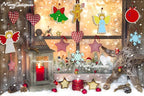 Artmag 50pcs Unfinished Wooden Christmas Ornaments Wood Slices - Image 4