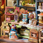 DIY Miniature Dollhouse Kit, 1:24 Scale Wooden 3D Puzzle Model Building Set - Image 8