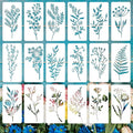 Flower and Leaf Stencils for Painting, Small Floral Drawing Templates for by Felixcraft-DIYDreamscape
