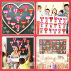 60pcs Valentine's Day Theme DIY Cutouts Hot Air Balloon Bulletin Board - Image 7