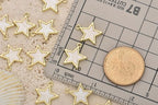 Pack of 20 Shell Charms Gold Plated Pendants Color Retention Pendants - Image 3