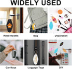 Yoption 50pcs Blank Motel Keychain Bulk - Image 5