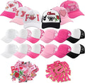 Hercicy DIY Trucker Hats Kit, 12 Pack Sublimation Blank Baseball Caps by Hercicy