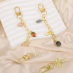 LXUEJIE 20 Pcs Gold Keychain Making Kit, Metal Bag Charms - Image 6