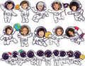gisgfim 80Pcs Outer Space Cutouts Back to School Decorations Bulletin Board by gisgfim