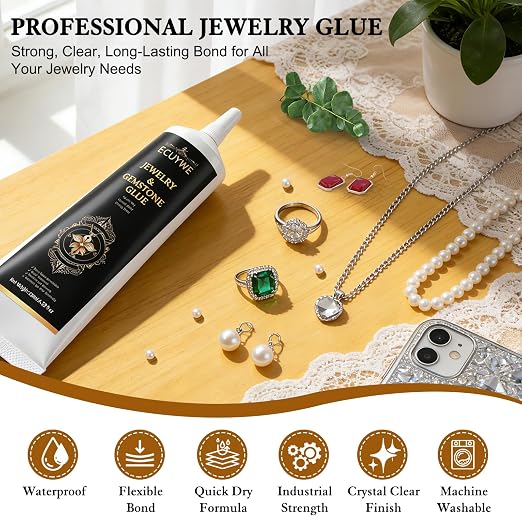 Jewelry Glue for Gemstones and Metal, 120ML Professional Grade Precise - Image 2
