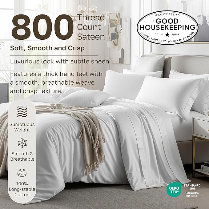 California Design Den Luxury Twin Sheets Set - Image 3