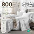 Heirloom Soft, Smooth & Thick Certified 800 Thread Count 100% Cotton Sateen - Image 3