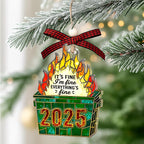 Dumpster Fire Ornament - Image 4