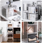 GUDEMAY Clear Stackable Plastic Storage Bins - Image 2