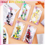 TOHONGADON 883 PCS Bead Keychain Making Kit, Colorful Bead Keychain Kits - Image 4