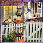 Paintable Halloween Ornaments 3 Sets, Wooden Happy Halloween Cauldron Ornaments - Image 5