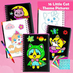 FUNNYB&G Foil Art Craft Kit for Girls 4-10 Years Old: Mess-Free & No-Glue - Image 8