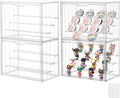 Clear Acrylic Display Case Upgrade 4 Tier Figure Display Case by SANKEUHomeStorage