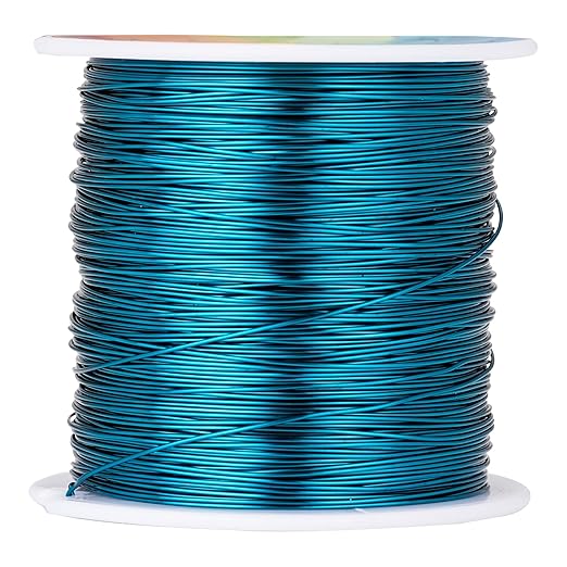 203 Feet Tarnish Resistant Copper Wires 24 Gauge/0.5mm Jewelry Craft Wires by CREATZONE