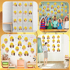 160Pcs Construction Helmet Cutouts Back to School Bulletin Board Decoration Set - Image 6