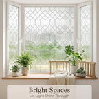 SUNBABY Reeded Glass Window Privacy Film, Decorative Frosted Glass Window Film - Image 8