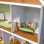 ABOOFAN 1:12 Scale Dollhouse Furniture, Victorian Miniature Couch - Image 7