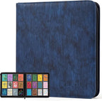 Card Binder 12 Pocket, Premium 720 Double Sided Pocket Collection Binder by Hijvxk