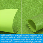 PATIKIL 30Sheets Grass Green EVA Glitter Foam Sheet 11.8 x 7.9 Inch 2mm Thick - Image 5