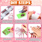 Cinnvoice 12 Pcs Summer Seasonal Diamond Art Hanging Ornament Kit - Image 4