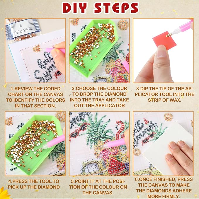 Trandraft 13 Pcs Truck Seasonal Diamond Art Kits - Image 4