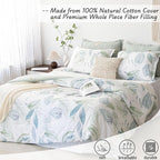 LEMIROE Botanical Cotton Comforter King Size - Image 2