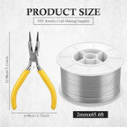 Mudder 1 Rolls Silver 12 Gauge Wire - Image 2