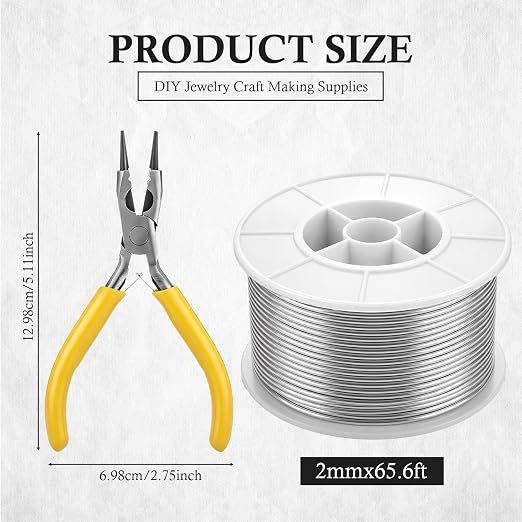 Mudder 1 Rolls Silver 12 Gauge Wire - Image 2