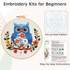 Louise Maelys Owl Embroidery Kit - Image 7