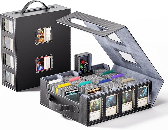 Trading Card Storage Box – 3500+ Magnetic MTG Deck Box by Dufvrpe