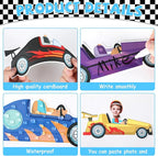 gisgfim 80Pcs Racing Car Cutouts Race Car Decorations Bulletin Board Auto Paper - Image 3
