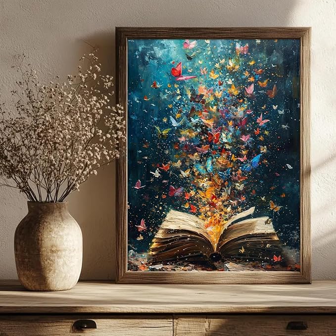 Butterflies Book Paint by Number Framed - Image 4