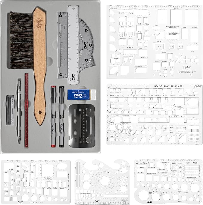 Mr. Pen- Professional Drafting Tools & Geometry Set by MrPen