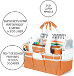 JJRING Craft Organizer Tote Bag, Art Storage Caddy - Image 8