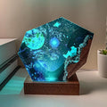 Space Resin Lamp, Handmade Galaxy Resin Night Light by NICEHERA