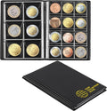 Coin Collection Book Holders for Collectors, 12 Mixed Pages 108 Pockets Coin by UnclePaul